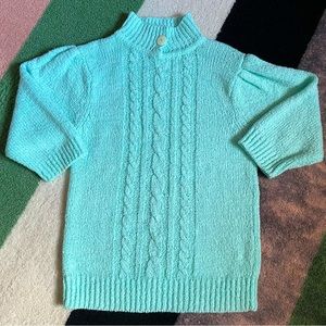 🩵 M Vintage Prestige Global Acrylic Sweater